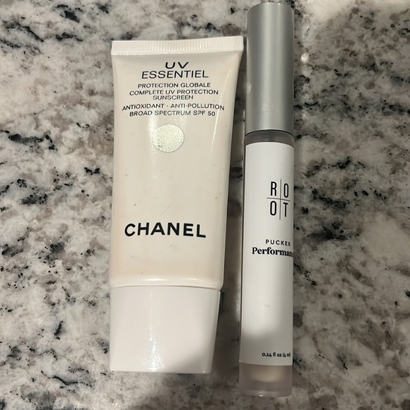 CHANEL UV Essentiel Protection Sunscreen & ROOT pucker performance brand new - Picture 4 of 4